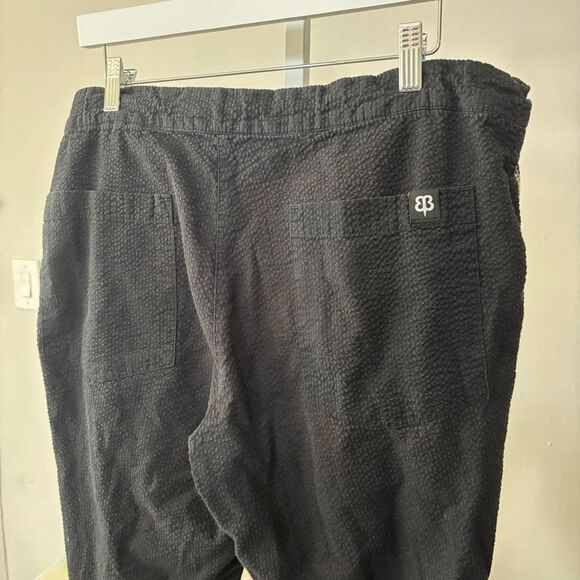 Betabrand seersucker pants casual beach drawstring size large women’s - Picture 3 of 6